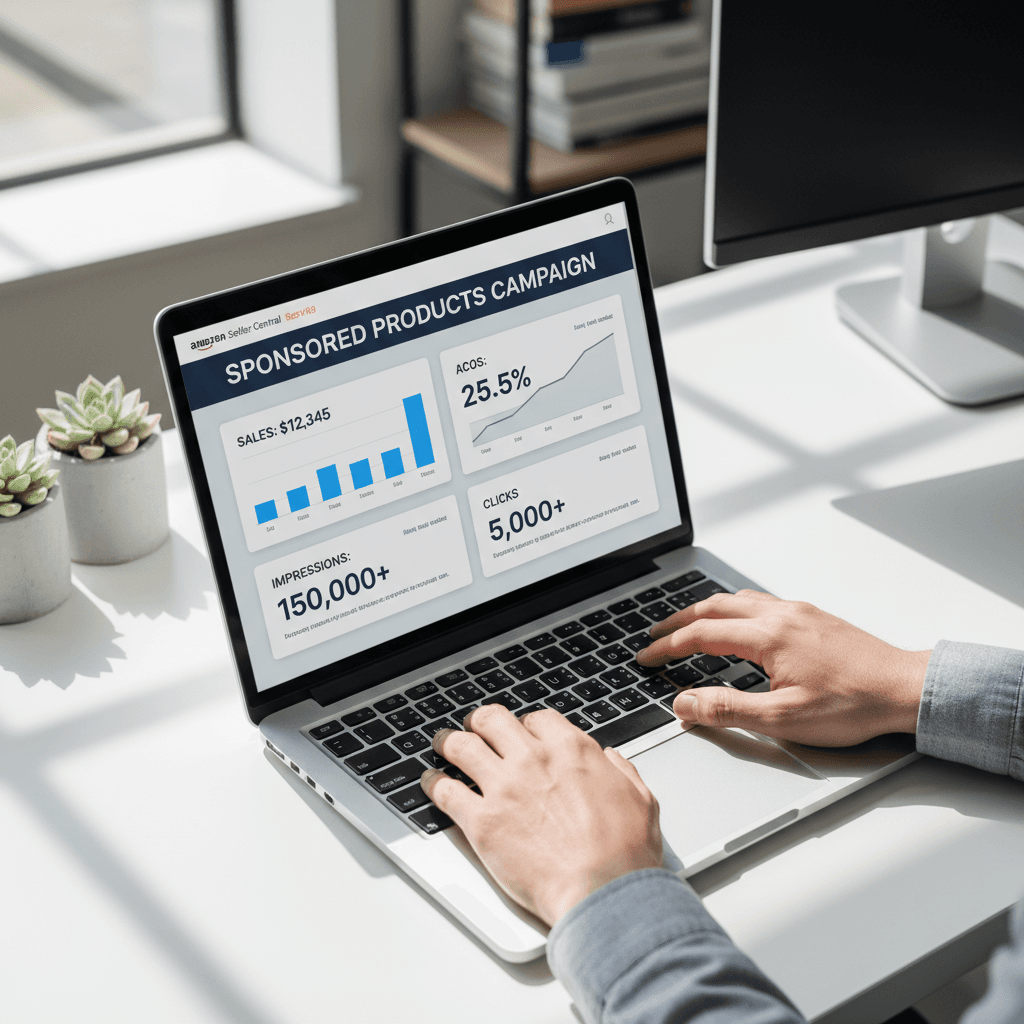 Sponsored Products campaign optimization dashboard
