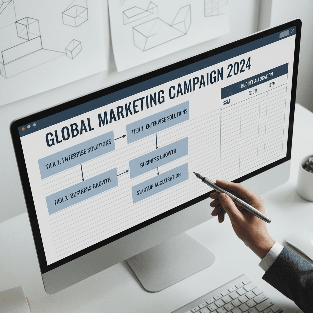 Campaign architecture and budget allocation structure